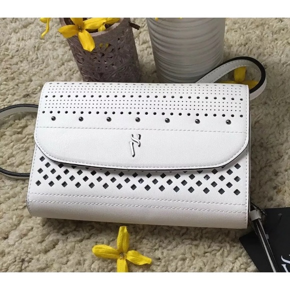 Simply Vera Vera Wang Handbags - Simply Vera VeraWang Small White Crossbody Purse